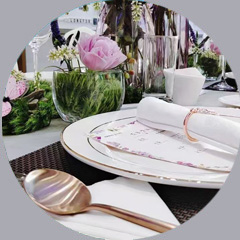 杞县自助茶歇台布置